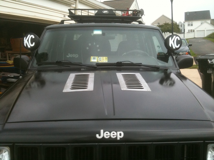 Jeep xj pillar light brackets #3
