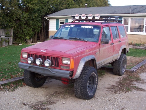 Jeep cherokee safari rack #3