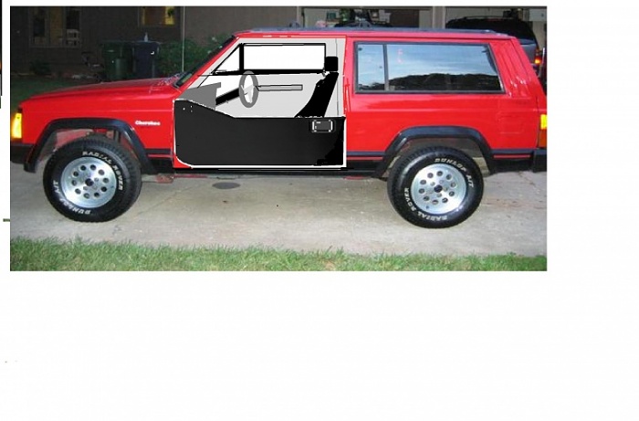 Jeep xj soft doors #2