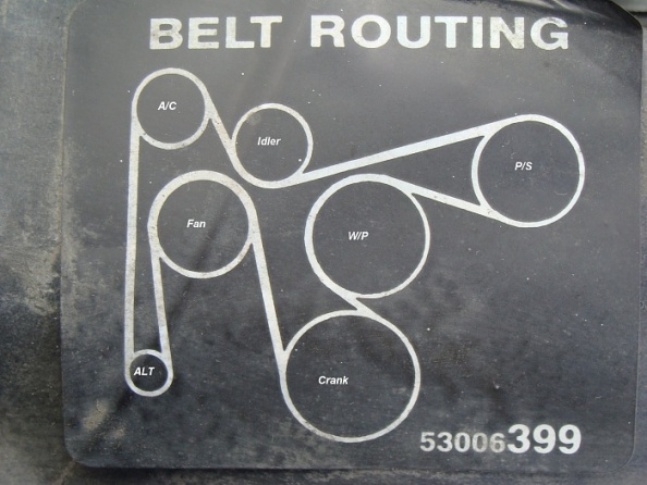 Fan belt routing jeep #4