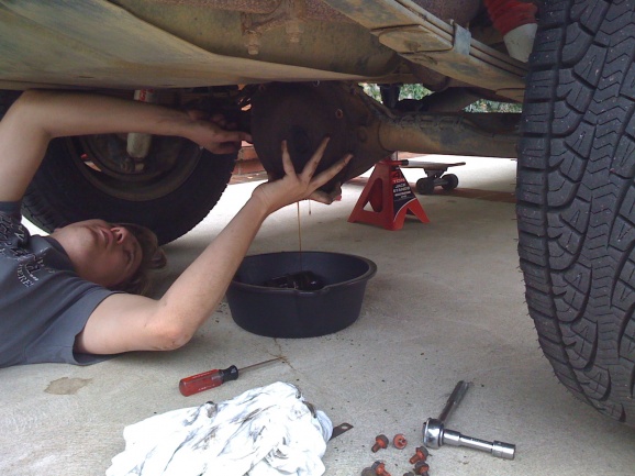 Jeep differential maintenance #3