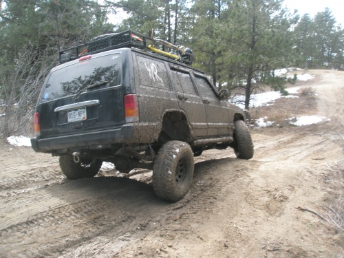 Jeep spare tire roof rack #2