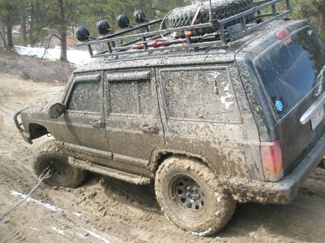 Cherokee jeep rack spare tire