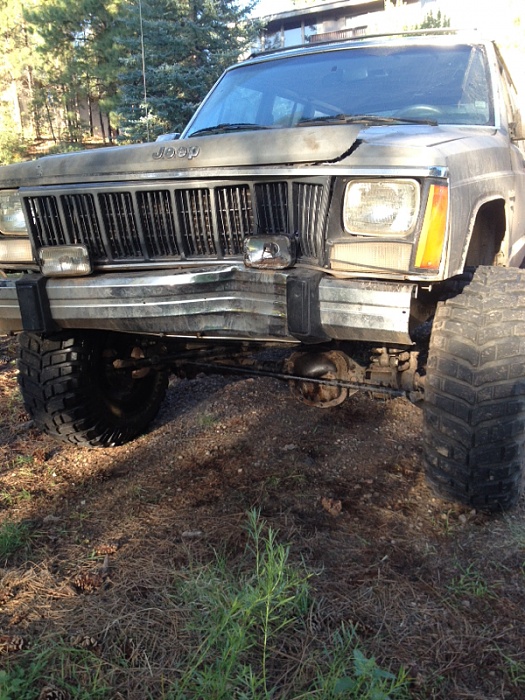 Bent frame on jeep cherokee
