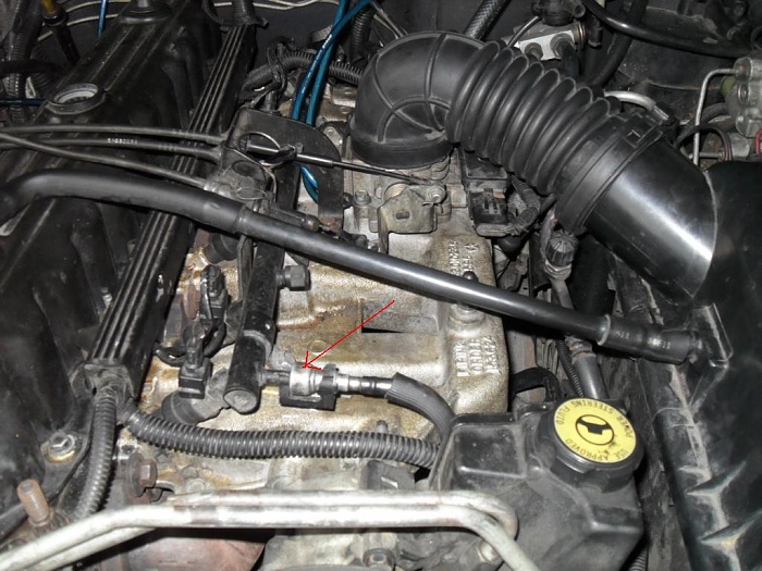 1995 Jeep grand cherokee fuel pressure regulator location