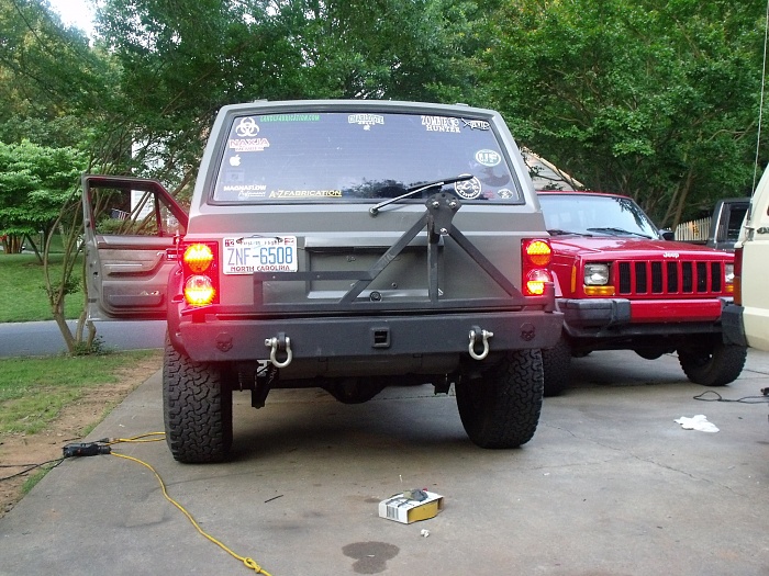 Custom jeep xj tail lights #3