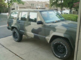How to paint your jeep camo #4