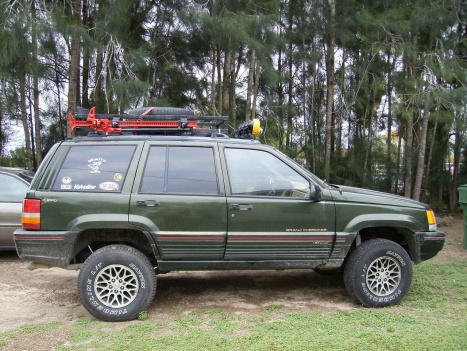 1995 Jeep grand cherokee lift kit skyjacker #5