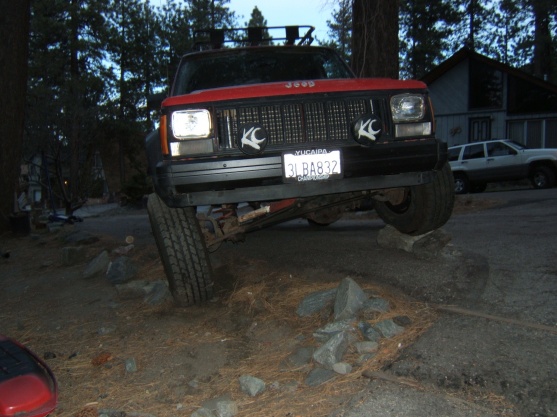 Jeep xj sway bar disconnects homemade