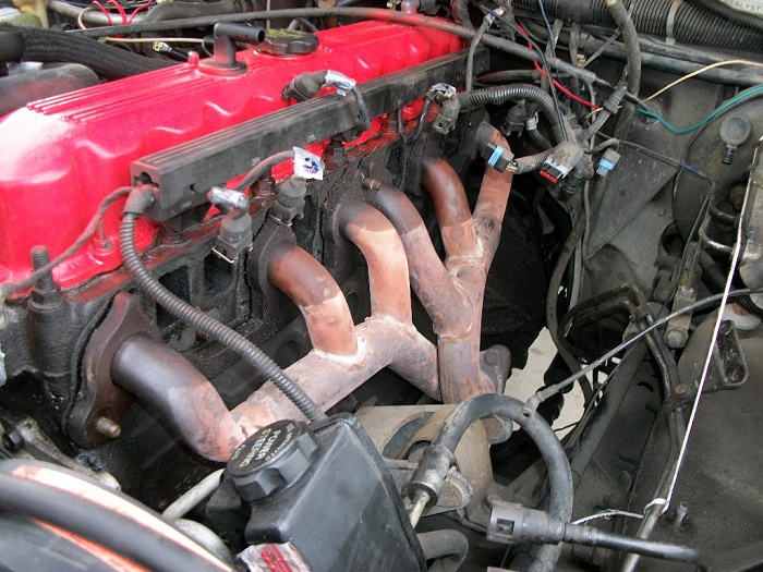 Jeep cherokee cracked exhaust manifold #4