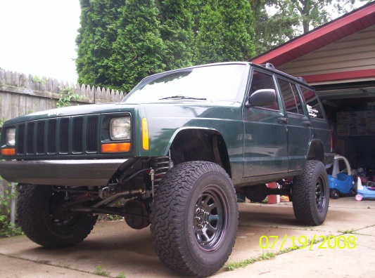 1990 Jeep cherokee fender trimming #4