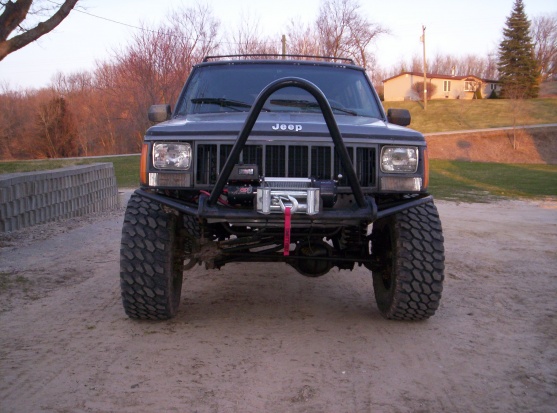 Tubular bumpers for jeep cherokee #4