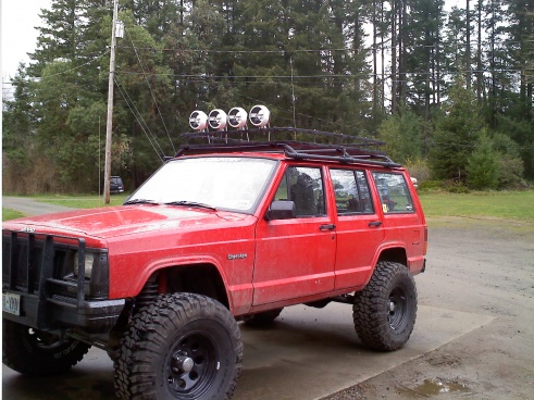 Jeep cherokee xj roof lights #3
