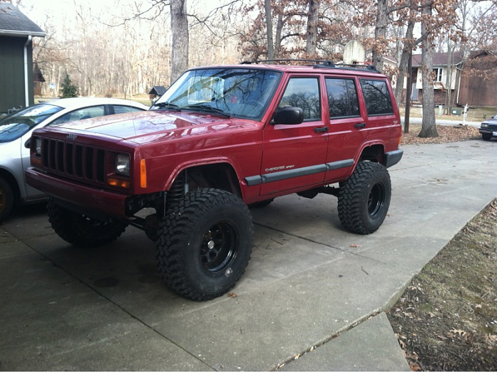 Jeep xj 4.5 lift 33 tires #2
