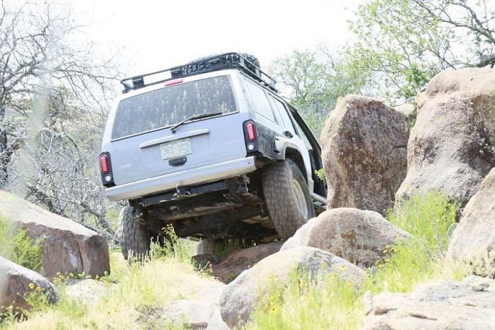 Jeep xj tail light guards