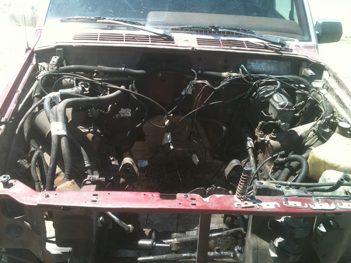 Jeep chevy engine swap kit #4
