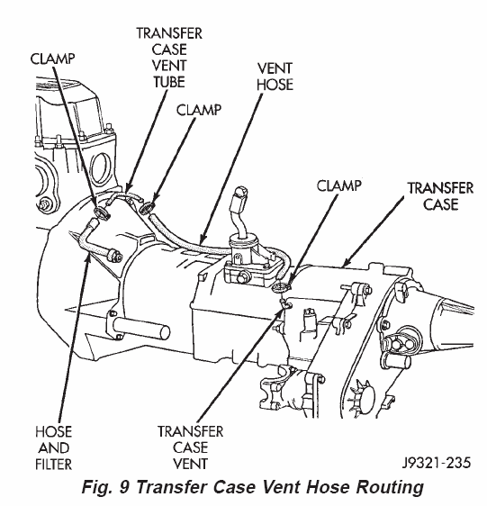 jeep np231 transfer case diagram