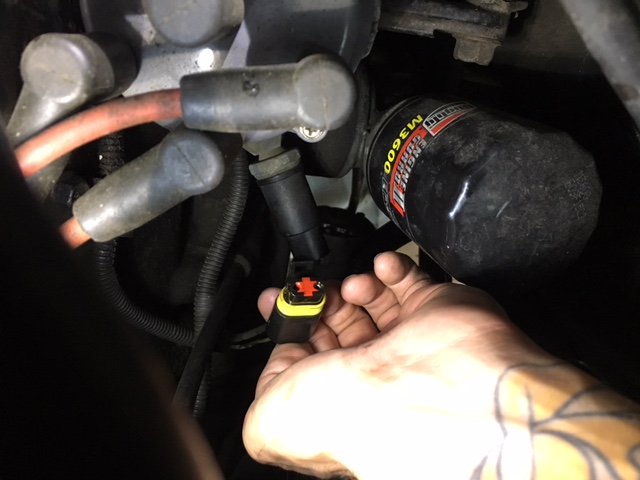 oil pressure sending unit leaking