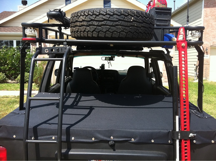 Full size rack on chopped xj with ladder....-image-1119517782.jpg