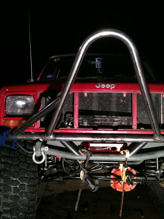 Highschool Tube bumper build- Winch behind the front X member-image-1748334830.jpg