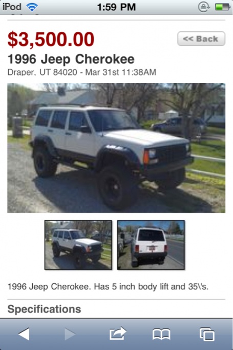 5" body lift - Jeep Cherokee Forum