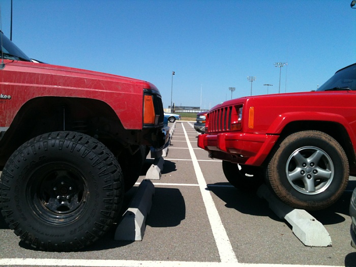 Your XJ Parked Next to a Stock Xj Picture Thread!-image-3865841109.jpg