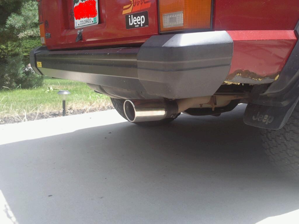 Bolt On Exhaust Tip From Walmart Cool Or Stupid Jeep