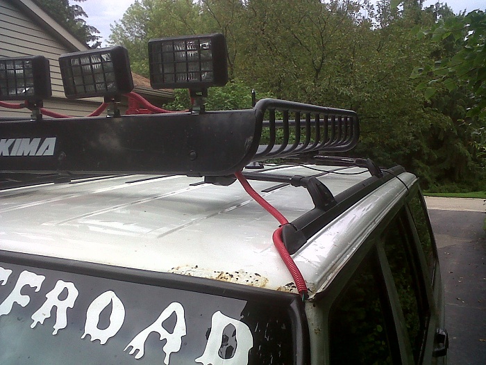 How to run AUX lights on roof rack ? - Jeep Cherokee Forum 01 jeep xj engine wire diagram 