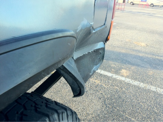 Rear quarter panel damage - Jeep Cherokee Forum